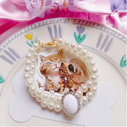 KFX-6879165 Elegant Cat Necklace with Water Drop Pendant in Assorted Styles and Sizes
