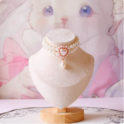 KFX-6879165 Elegant Cat Necklace with Water Drop Pendant in Assorted Styles and Sizes