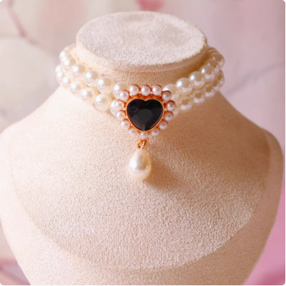 KFX-6879165 Elegant Cat Necklace with Water Drop Pendant in Assorted Styles and Sizes