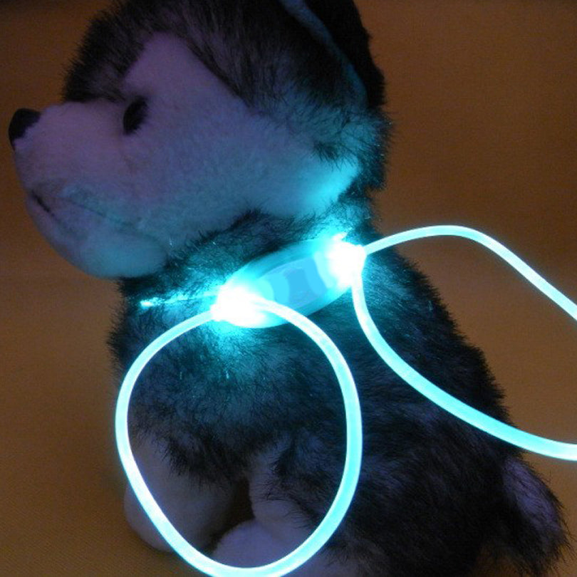 KFX-6884285 Luminous Monochrome Dog Strap Pendant Collar for All Seasons