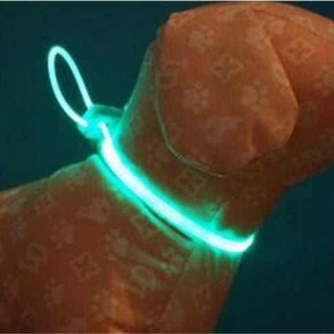 KFX-6884285 Luminous Monochrome Dog Strap Pendant Collar for All Seasons