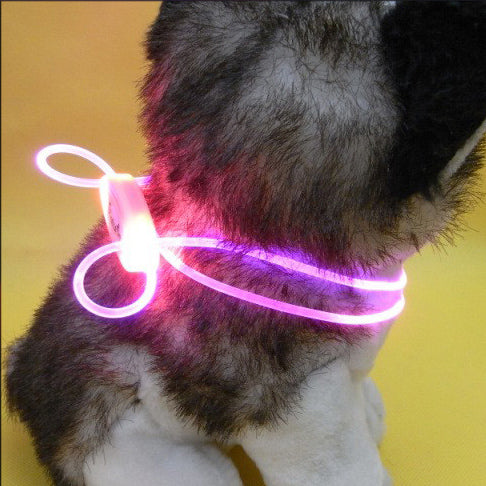 KFX-6884285 Luminous Monochrome Dog Strap Pendant Collar for All Seasons
