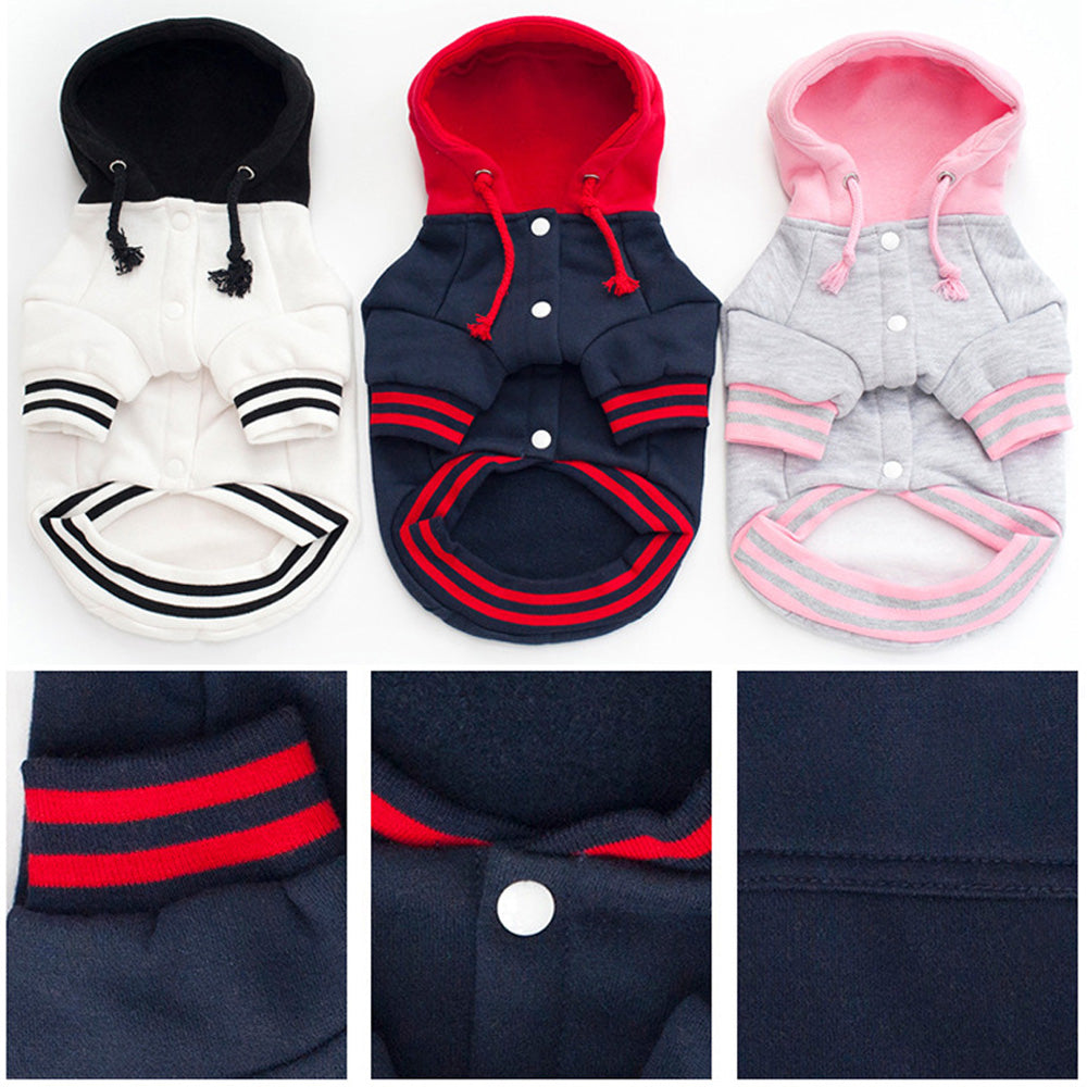 KFX-6884669 Cozy Cotton Dog Hoodie with Hood Design for Winter Comfort