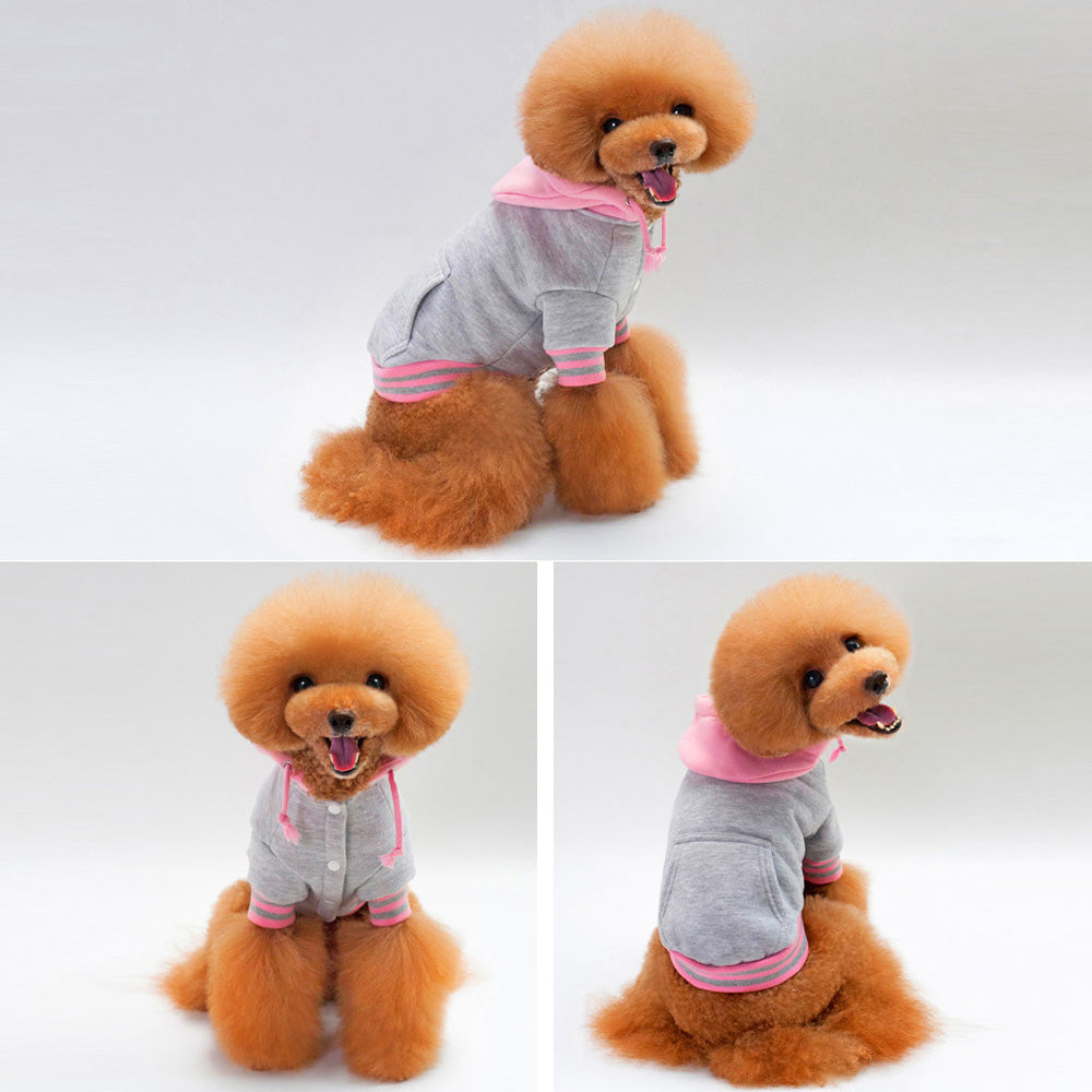 KFX-6884669 Cozy Cotton Dog Hoodie with Hood Design for Winter Comfort