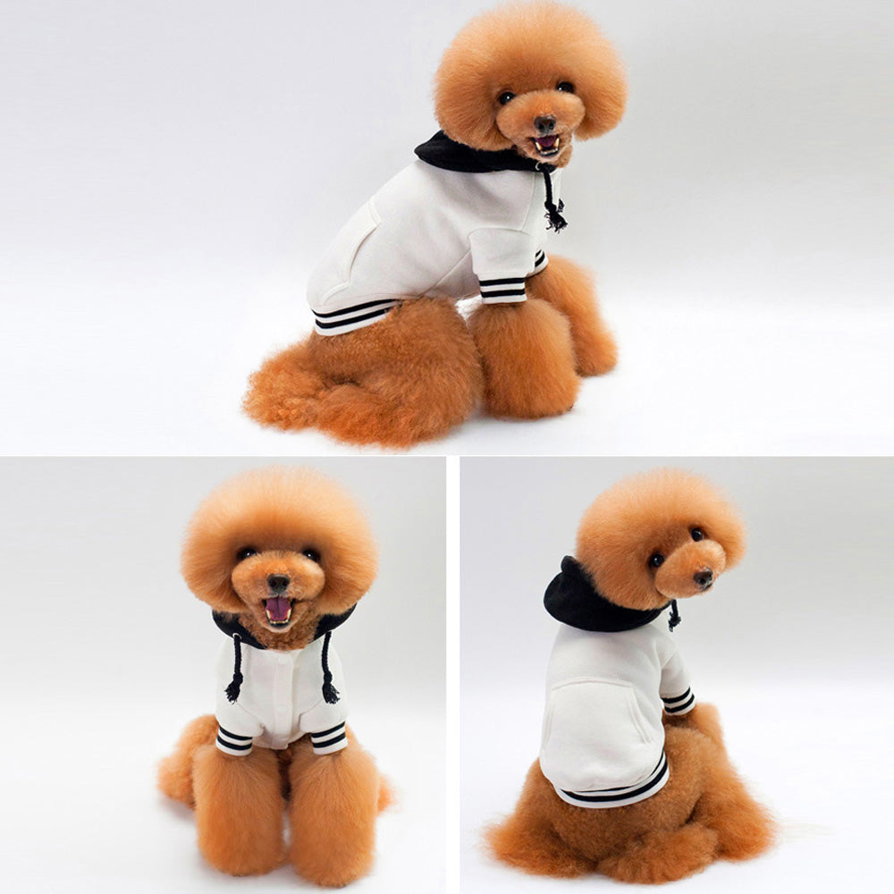 KFX-6884669 Cozy Cotton Dog Hoodie with Hood Design for Winter Comfort