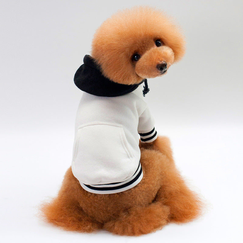 KFX-6884669 Cozy Cotton Dog Hoodie with Hood Design for Winter Comfort