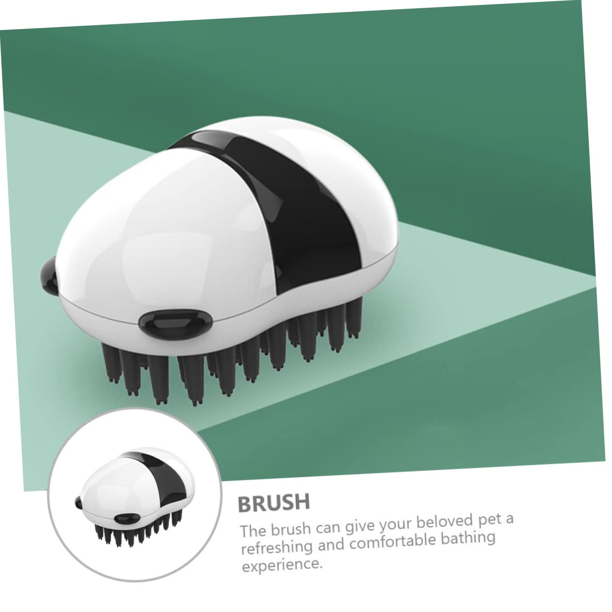 KFX-6889533 Pet Grooming Bath Brush and Glove Set for Cats and Dogs - Cleaning and Hair Removal Tool