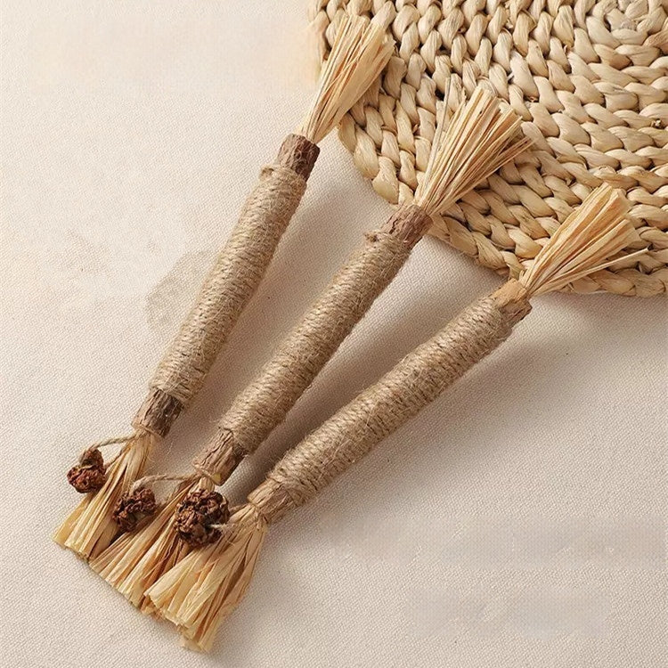 KFX-6892861 Funny Cat Molar Bite Stick Toy – Cotton Thread Pet Chew Stick, Available in Sets of 1, 3, or 5