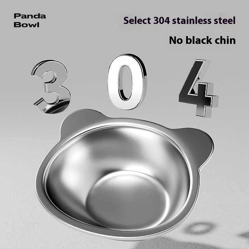 KFX-6894013 Elevated Stainless Steel Cat Water Bowl with Neck Protector Rack