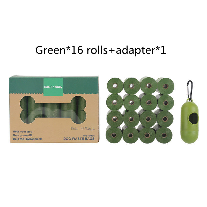 KFX-6894269 Biodegradable Disposable Dog Waste Bags - 16 Rolls, 15 Bags per Roll, Leakproof and Durable