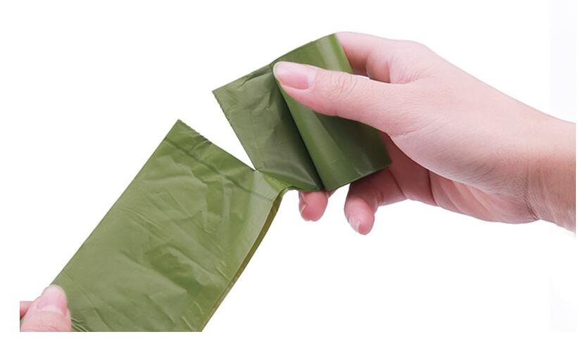 KFX-6894269 Biodegradable Disposable Dog Waste Bags - 16 Rolls, 15 Bags per Roll, Leakproof and Durable