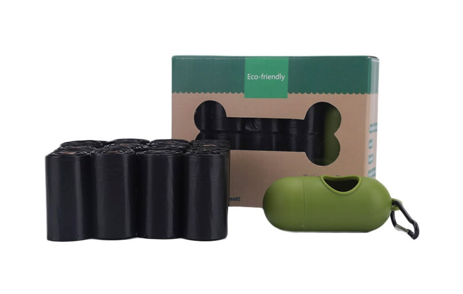 KFX-6894269 Biodegradable Disposable Dog Waste Bags - 16 Rolls, 15 Bags per Roll, Leakproof and Durable