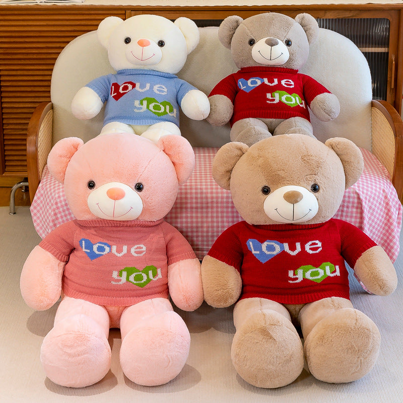 KFX-6897469 Cuddly Plush Teddy Bear in Various Colors for Comfort and Sleep