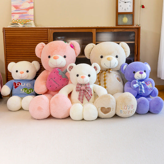 KFX-6897469 Cuddly Plush Teddy Bear in Various Colors for Comfort and Sleep