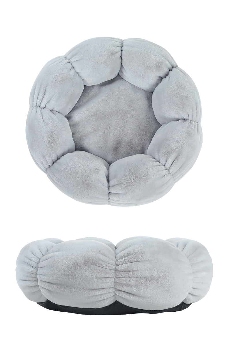 KFX-6897853 Flower Shaped Soft Pet Bed Mat for Dogs and Cats - Available in 40cm & 55cm
