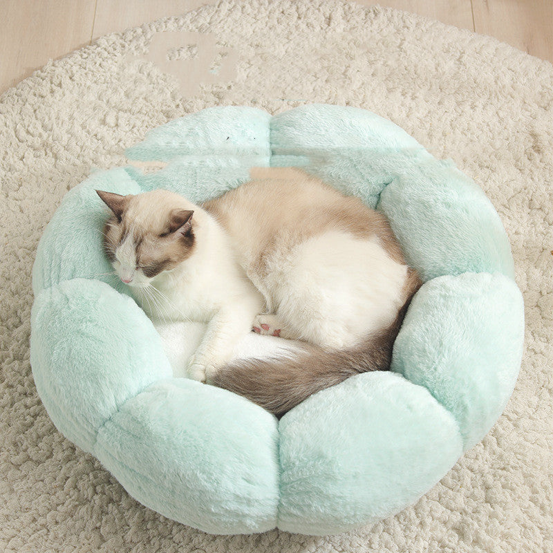 KFX-6897853 Flower Shaped Soft Pet Bed Mat for Dogs and Cats - Available in 40cm & 55cm
