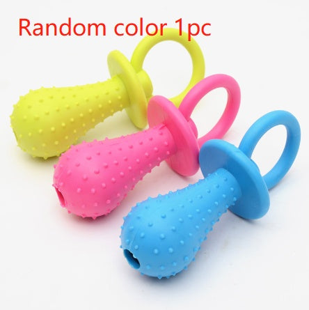 KFX-6898621 Three-Color TPR Rubber Ring Toy for Dogs - Durable Chew and Molar Stimulating Toy