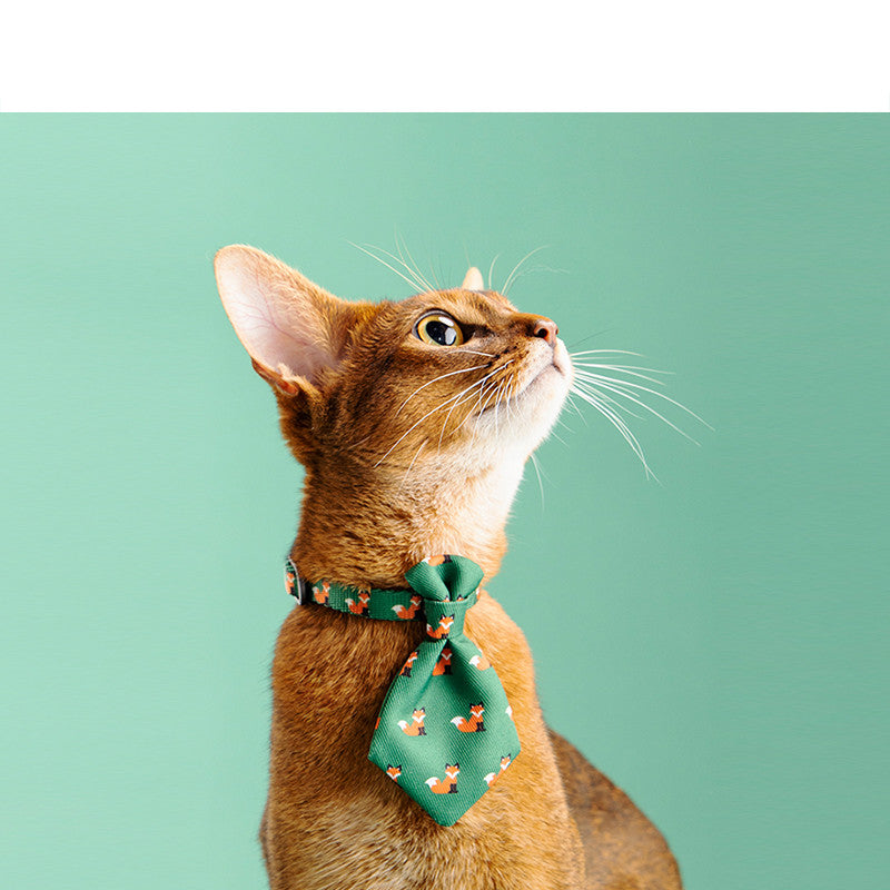 KFX-6899773 Adjustable Pet Neckties and Bowties for Cats, Polyester Accessories, Various Styles and Patterns
