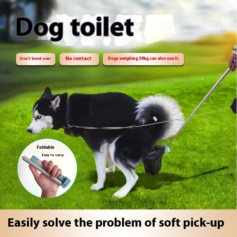 KFX-6900029 Compact Dog Toilet Collection Bag with Fecal Bags for Small and Large Dogs
