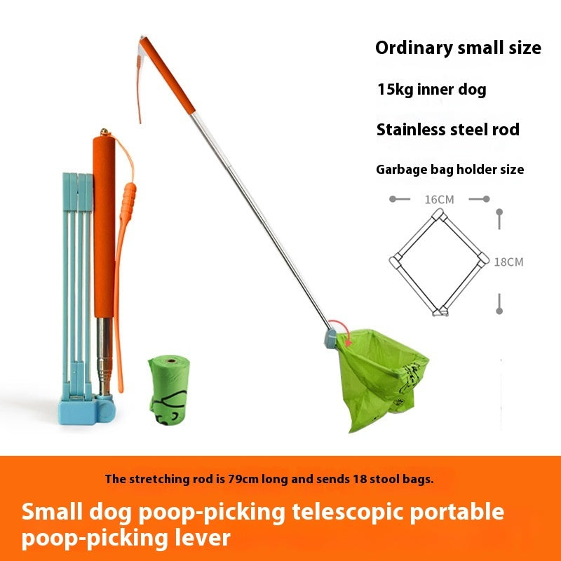 KFX-6900029 Compact Dog Toilet Collection Bag with Fecal Bags for Small and Large Dogs