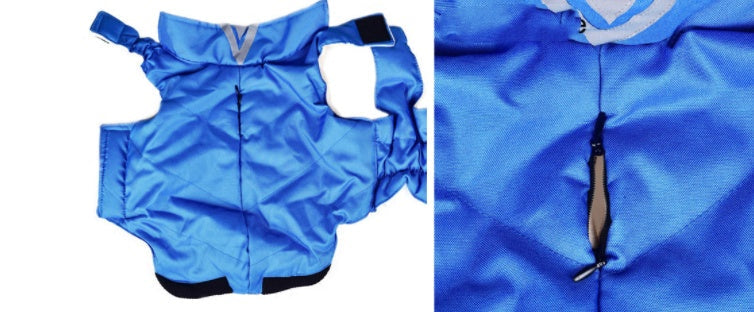 KFX-6901949 Cotton Vest for Dogs in Blue, Red, and Gray - Available in Sizes S to XXL