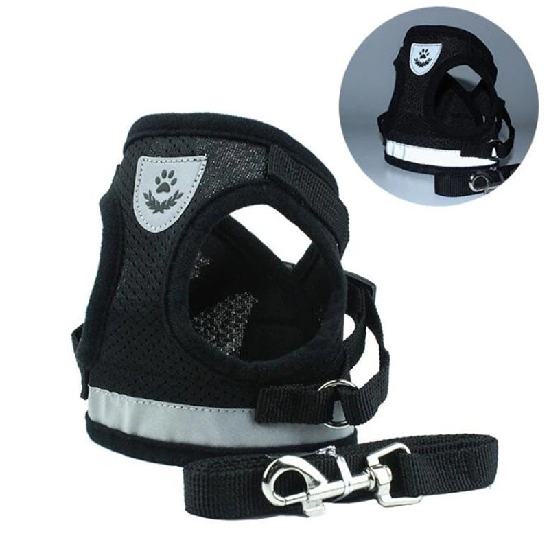 KFX-6903229 Reflective and Breathable Pet Harness for Dogs and Cats - Adjustable Sizes Available