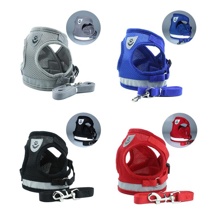 KFX-6903229 Reflective and Breathable Pet Harness for Dogs and Cats - Adjustable Sizes Available