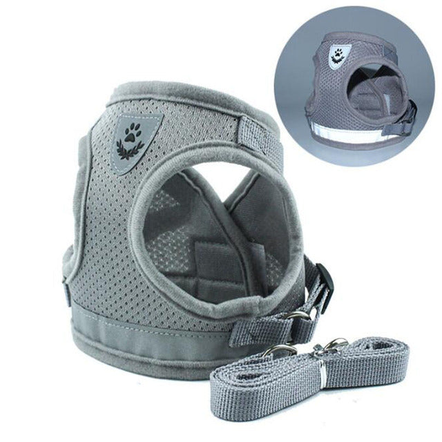 KFX-6903229 Reflective and Breathable Pet Harness for Dogs and Cats - Adjustable Sizes Available
