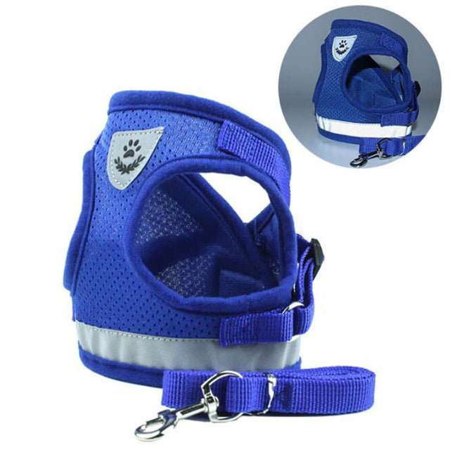 KFX-6903229 Reflective and Breathable Pet Harness for Dogs and Cats - Adjustable Sizes Available