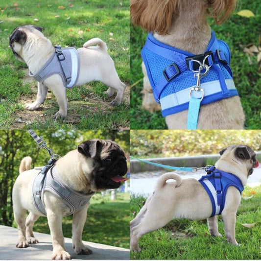 KFX-6903229 Reflective and Breathable Pet Harness for Dogs and Cats - Adjustable Sizes Available