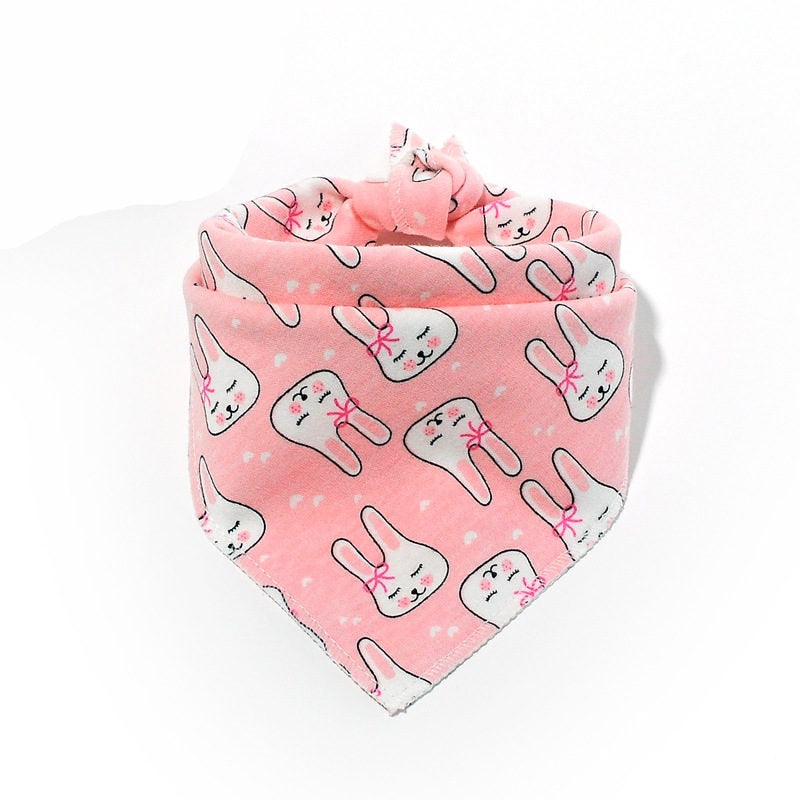 KFX-6904125 Adjustable Anti-Slobber Baby Towel - Soft Cloth, 41x29cm