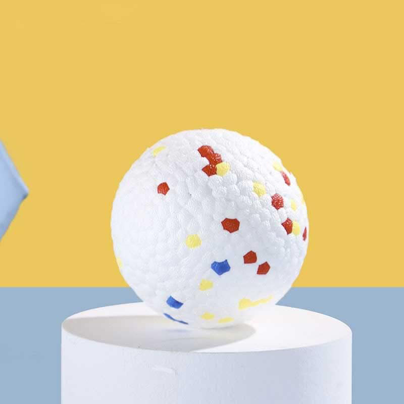 KFX-6905021 Soft Floating Dog Toy Ball and Ring – Interactive Chew Toy for Medium and Large Dogs, Durable and Easy to Clean