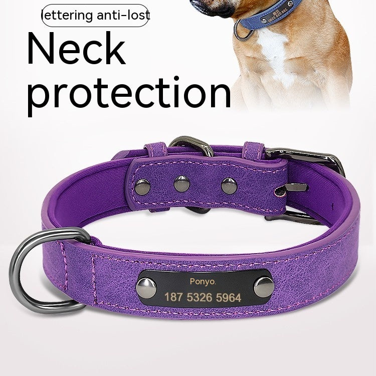 KFX-6905533 Engraved Neck Ring for Cats and Dogs - Personalized Identification Collar