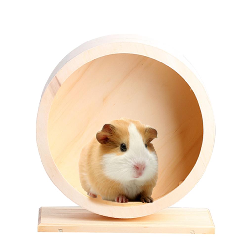 KFX-6910909 Solid Wood Running Wheel for Small to Large Pets - Mute Bracket Design