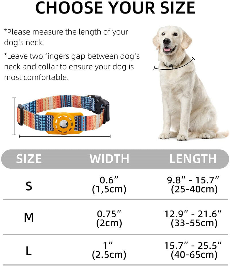 KFX-6911293 Adjustable Striped Digital Print Collar for Dogs and Cats in Various Colors