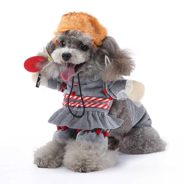 KFX-6911677 Cartoon-Themed Polyester Puppy Clothes for Dogs in Various Colors and Sizes