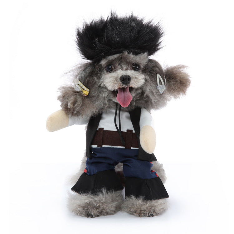 KFX-6911677 Cartoon-Themed Polyester Puppy Clothes for Dogs in Various Colors and Sizes