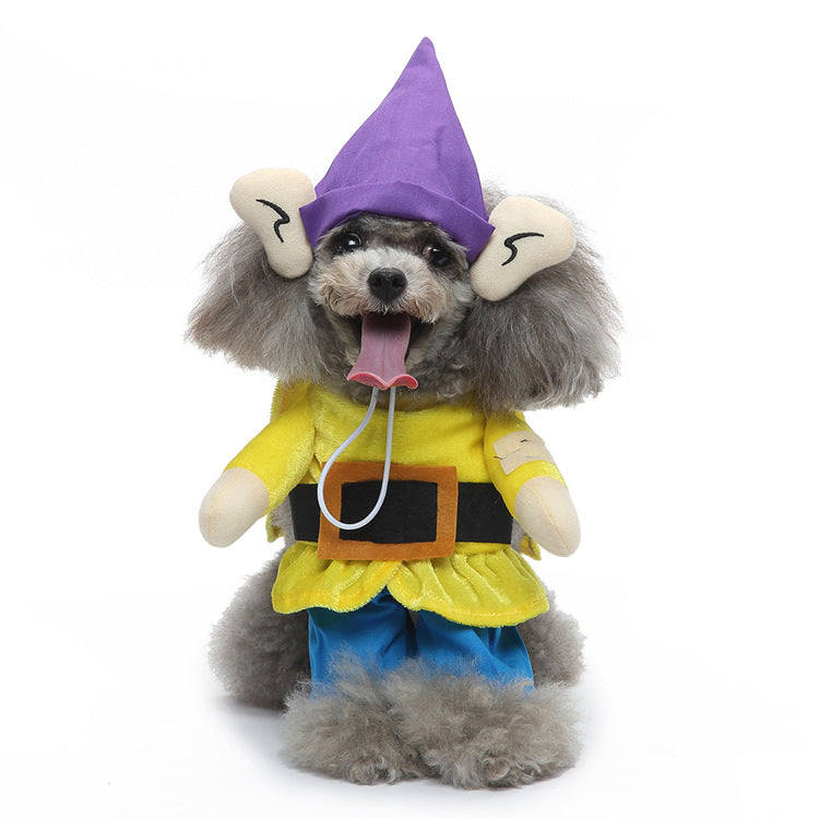 KFX-6911677 Cartoon-Themed Polyester Puppy Clothes for Dogs in Various Colors and Sizes