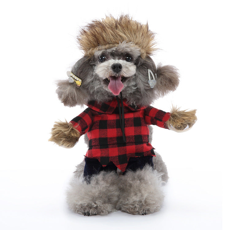 KFX-6911677 Cartoon-Themed Polyester Puppy Clothes for Dogs in Various Colors and Sizes