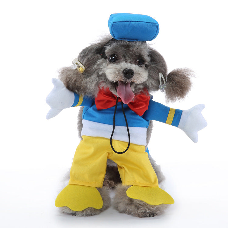 KFX-6911677 Cartoon-Themed Polyester Puppy Clothes for Dogs in Various Colors and Sizes