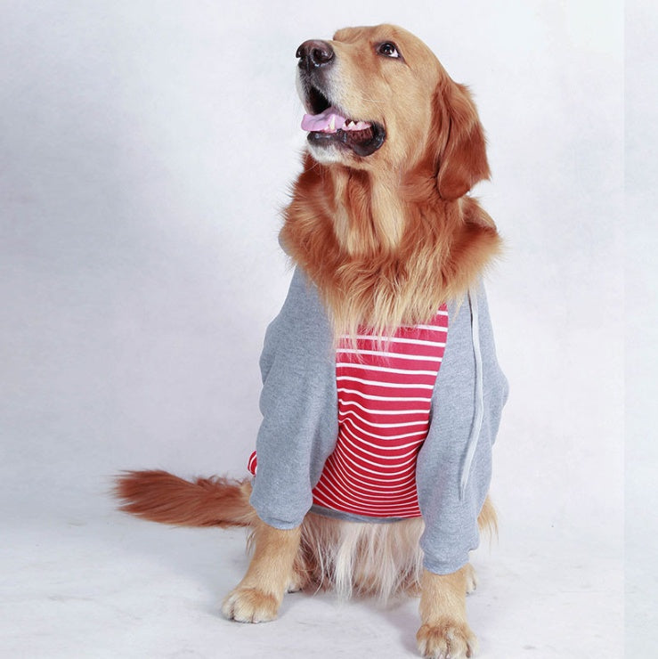 KFX-6914365 Cozy Cotton Dog Clothes for Autumn and Winter with Multiple Sizes