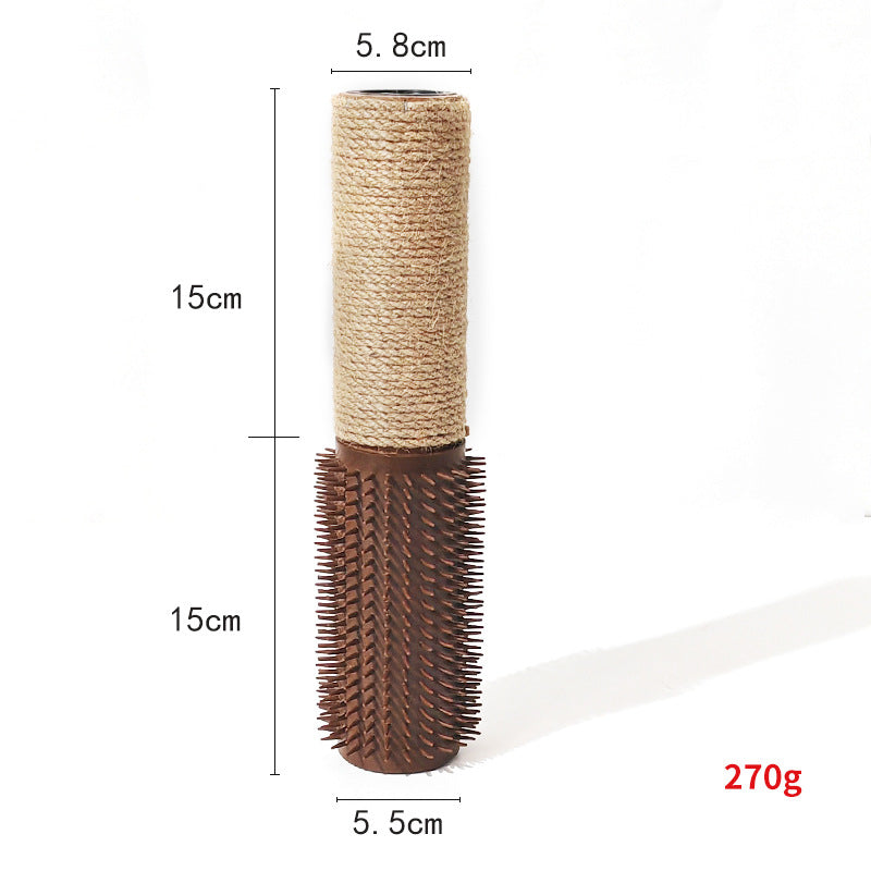 KFX-6916541 Sisal Cat Scratching Post - Durable Scratching Device for Cat's Face, 30x5.8 cm