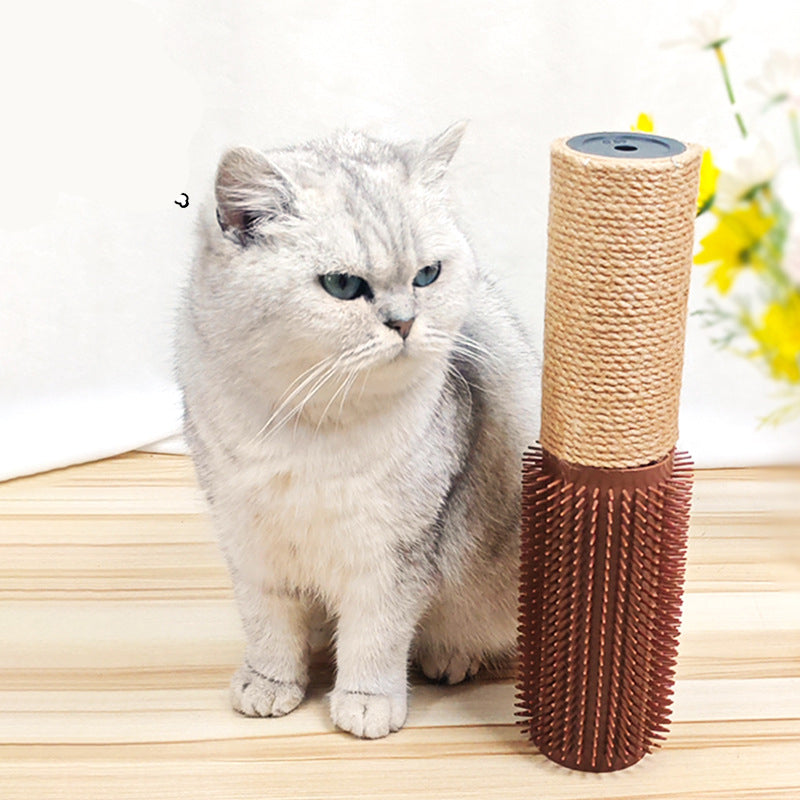 KFX-6916541 Sisal Cat Scratching Post - Durable Scratching Device for Cat's Face, 30x5.8 cm
