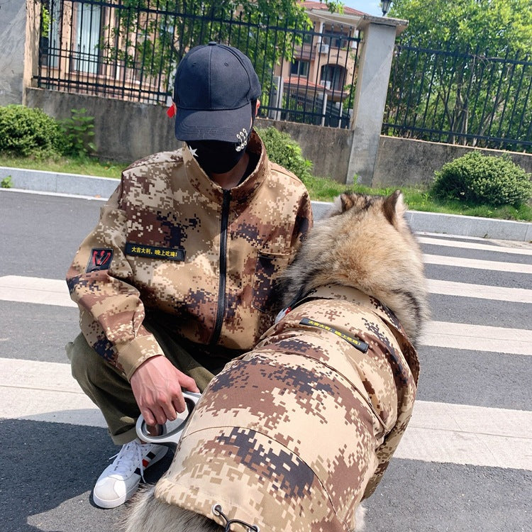 KFX-6919229 Custom Camouflage Outdoor Clothing for Pets - 100% Cotton