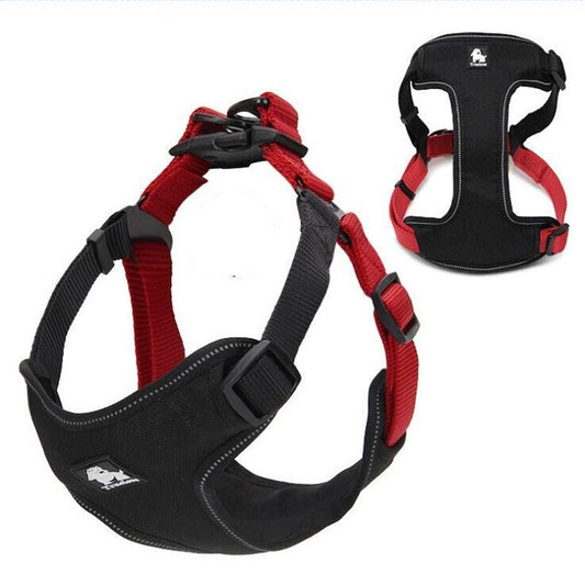 KFX-6924093 Durable Explosion-Proof Dog Chest Harness with Traction Rope for All Breeds