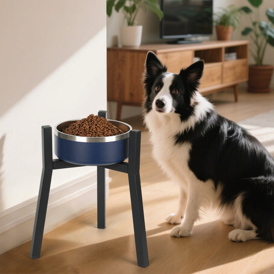KFX-6926781 Adjustable Iron Dog Bowl with Round Tube Bracket