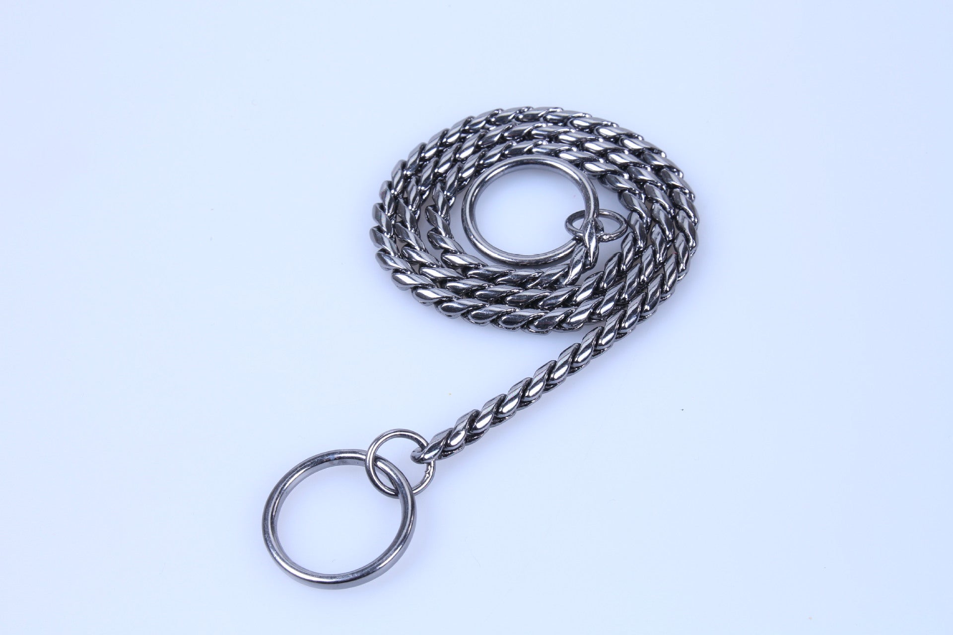 KFX-6930365 Thickened Anti-Bite Stainless Steel Dog Chain in Gold, Black, or Silver