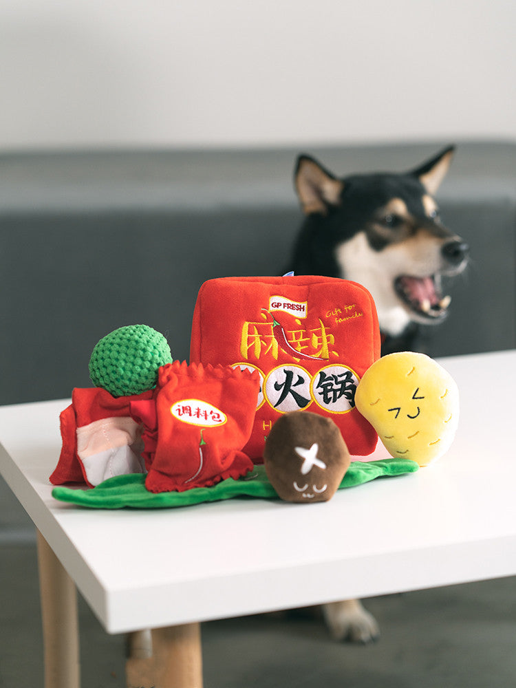 KFX-6931389 Snail Powder Hot Pot Sniffing Toy for Dogs - Interactive Treat Dispenser