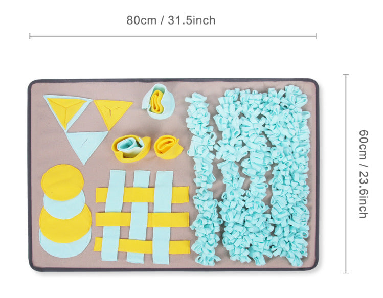 KFX-6932413 Plush Sniff Training Mat for Dogs - Various Sizes Available