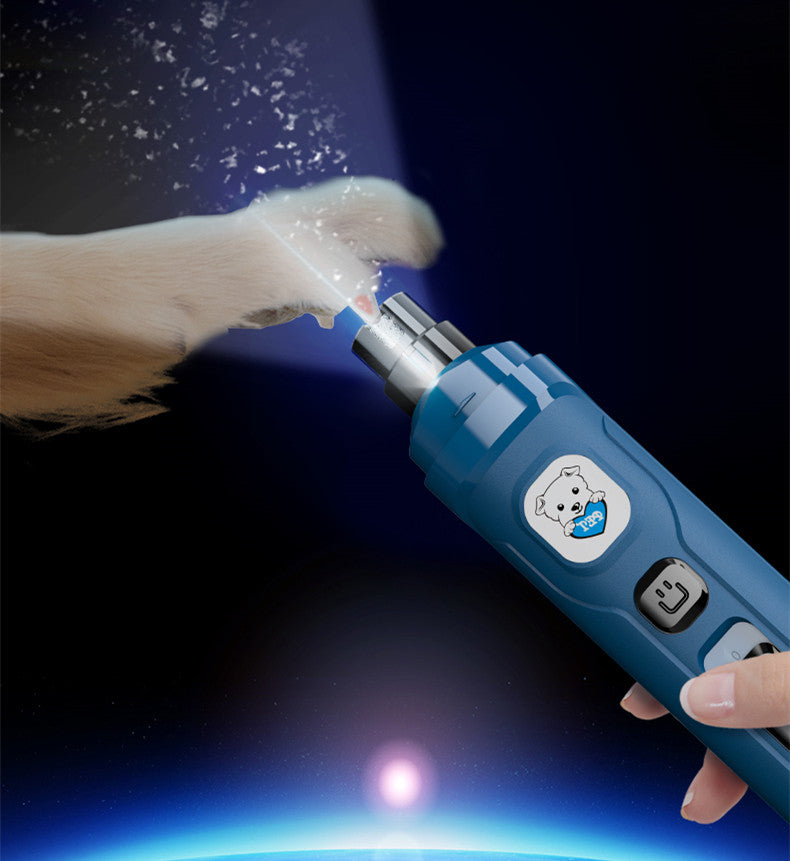 KFX-6934333 Pet Electric Nail Grinder - Rechargeable Nail File for Smooth and Safe Pet Nail Care